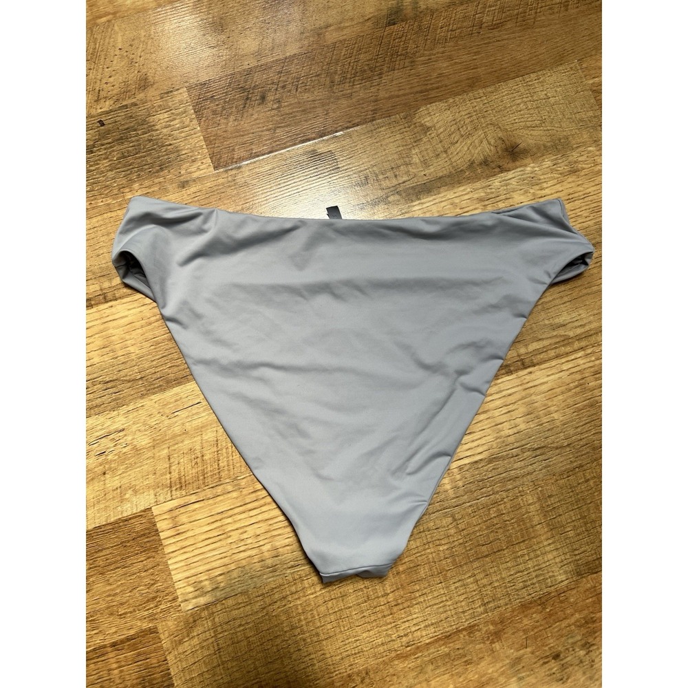 NWT Skims Sz 2X Recycled Swim Mid Waist Bottom Chrome Womens - Picture 6 of 7